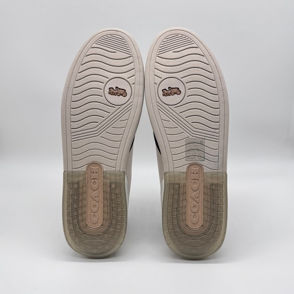 Coach CitySole Court Sneakers Men’s 10D Brown Black White Leather Low Top Shoes - Picture 15 of 16